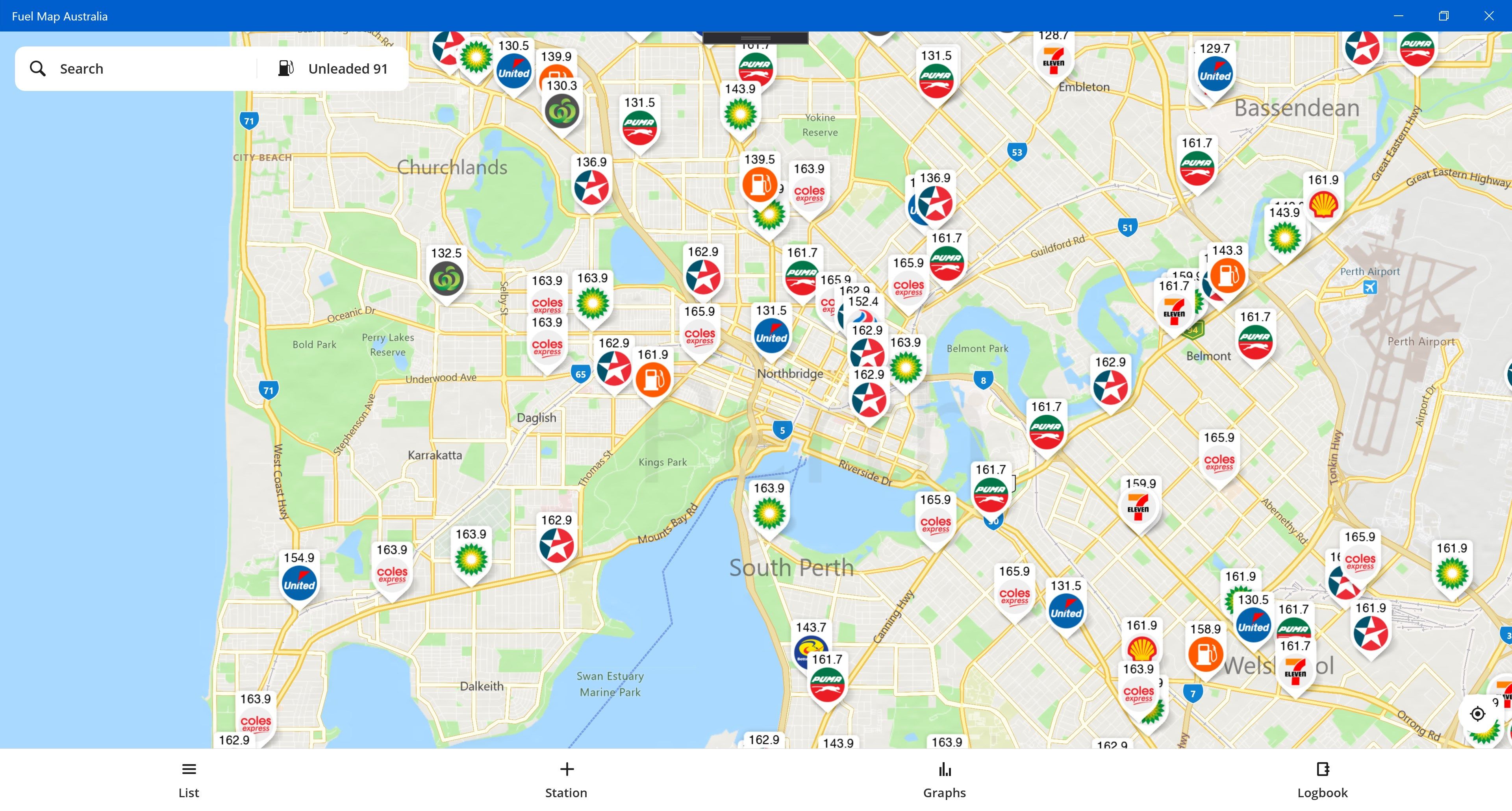 Fuel Map Australia