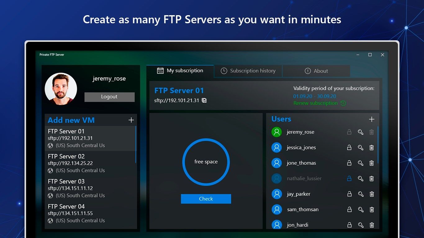 Private FTP Server