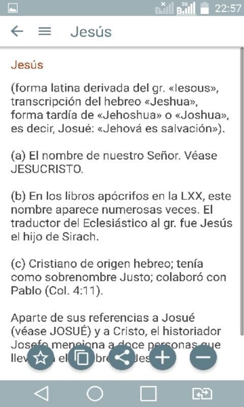Bible Study in Spanish - Dictionary, Concordance, Commentary and Devotional!