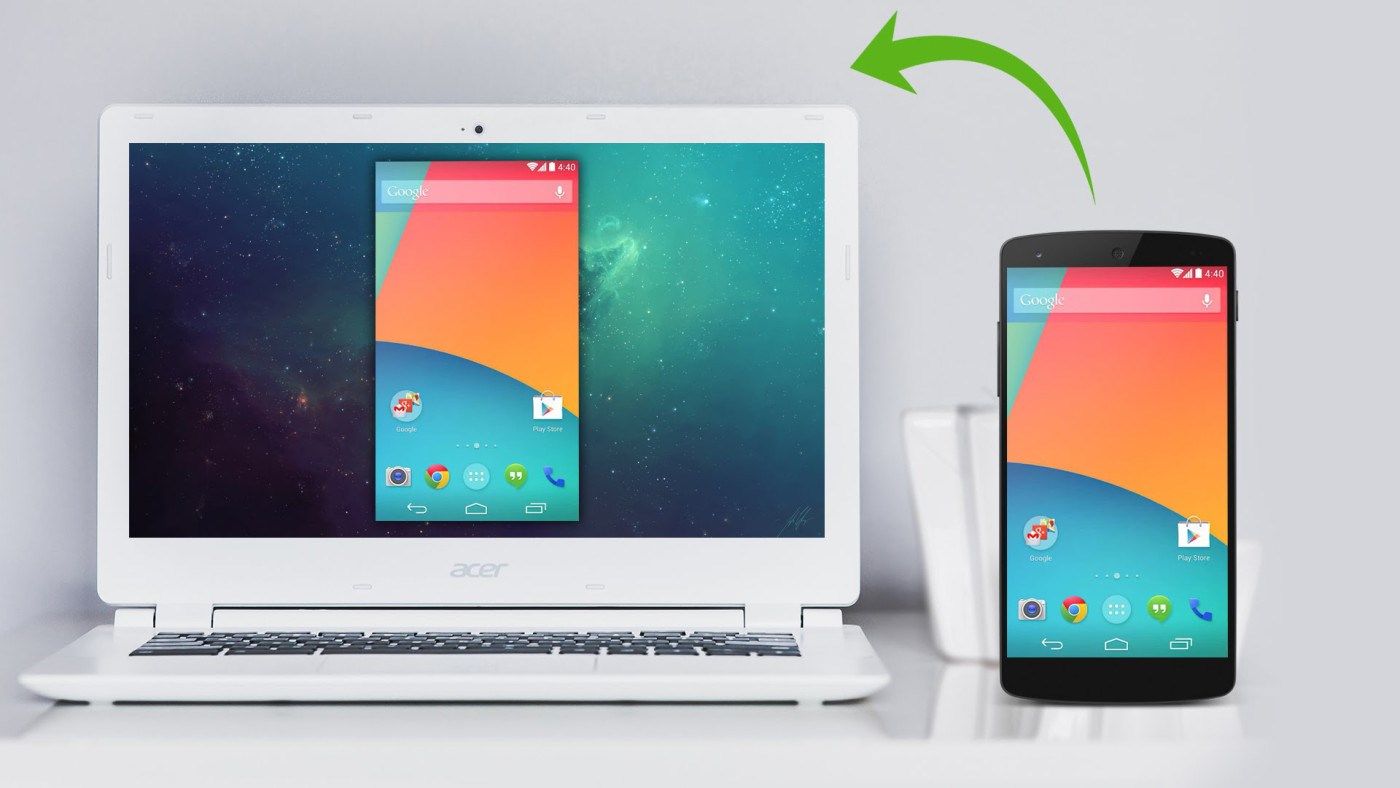 Screen Mirroring : View Android on PC
