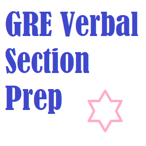 GRE Verbal Section prep