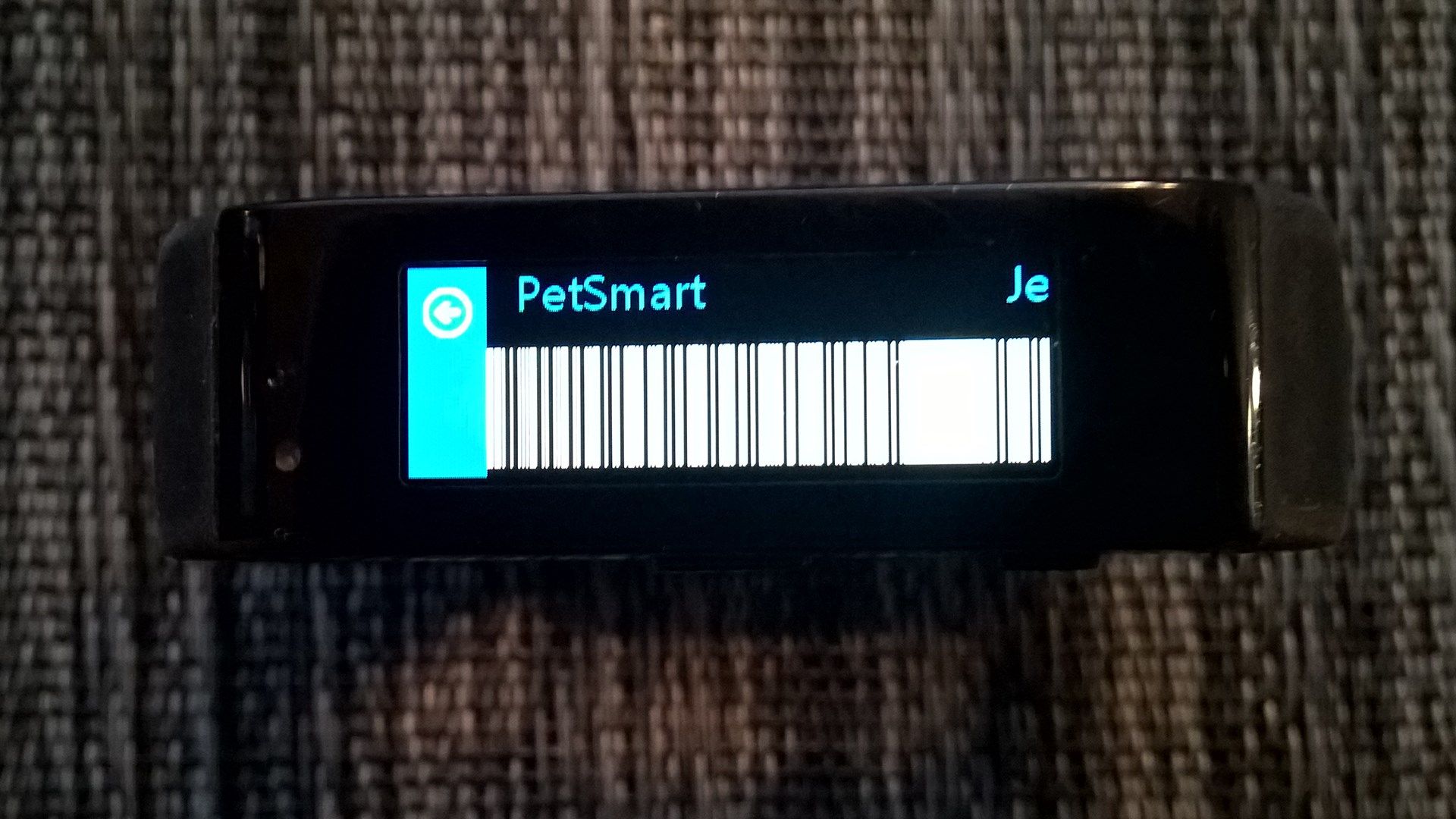 Scan from your Microsoft Band