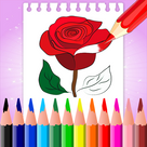 Flower Drawing and Coloring Book