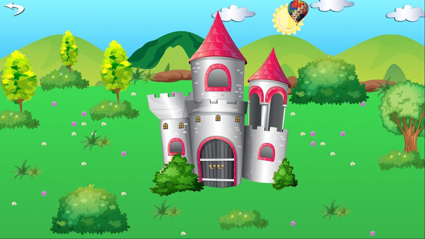 Peek-a-boo castle: tap castle for magic surprises