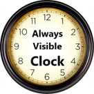 Always Visible Clock