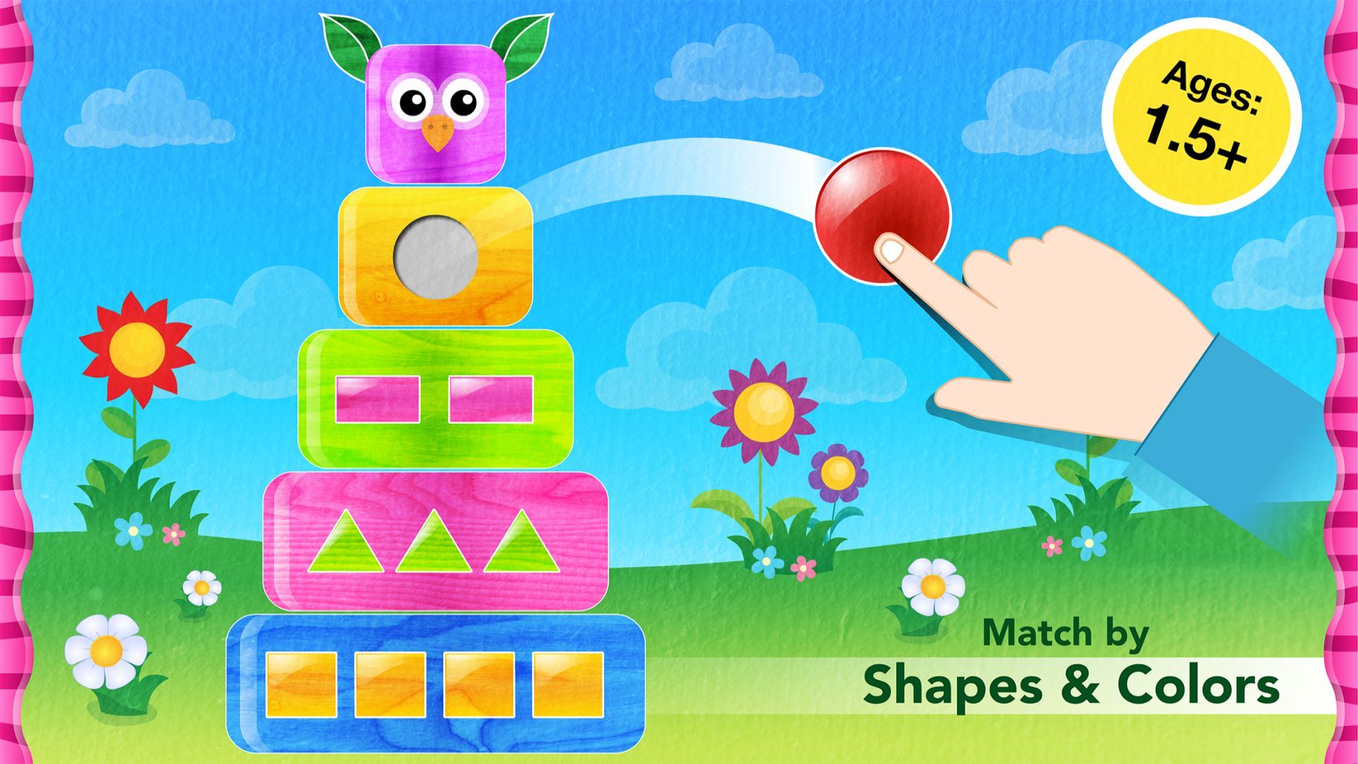 Kids Stacker Puzzle - Baby Games for 2-4 year old