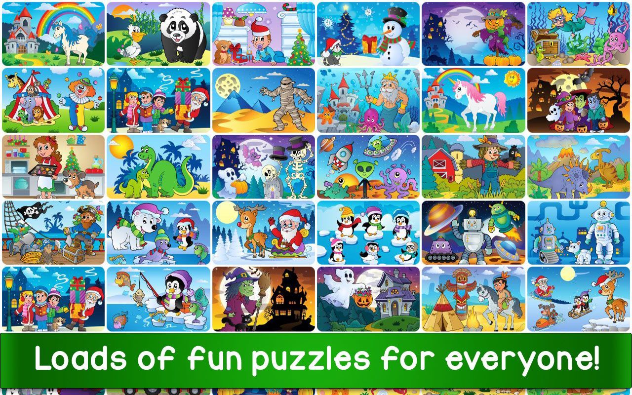 Animals Jigsaw Puzzle Games for Kids - Educational learning games for kindergarten and preschool toddlers, boys and girls ages 3, 4, 5 years old (Free trial edition)