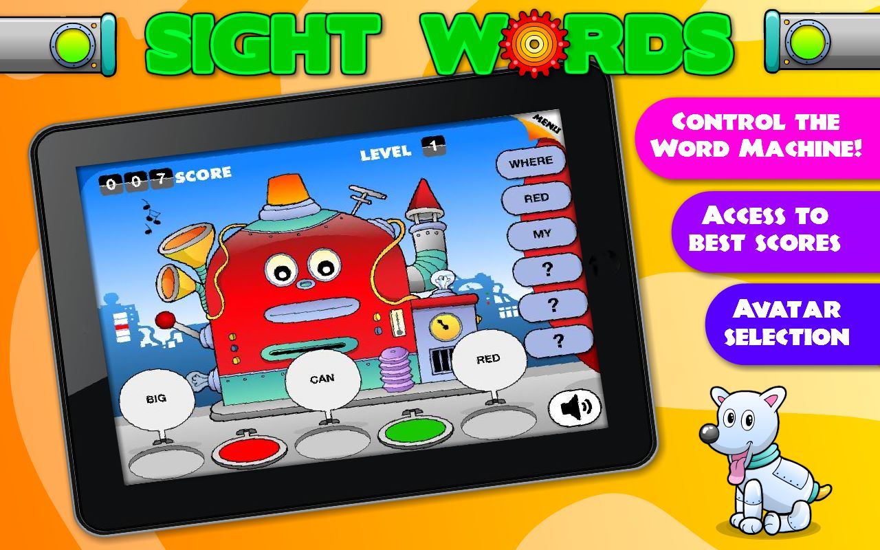 Sight Words Kids Reading Games & Flash Cards vol 1: Learn to Read - Learning Adventure for Preschool, Kindergarten and 1st Grade Boys and Girls by Abby Monkey® (Lite app)