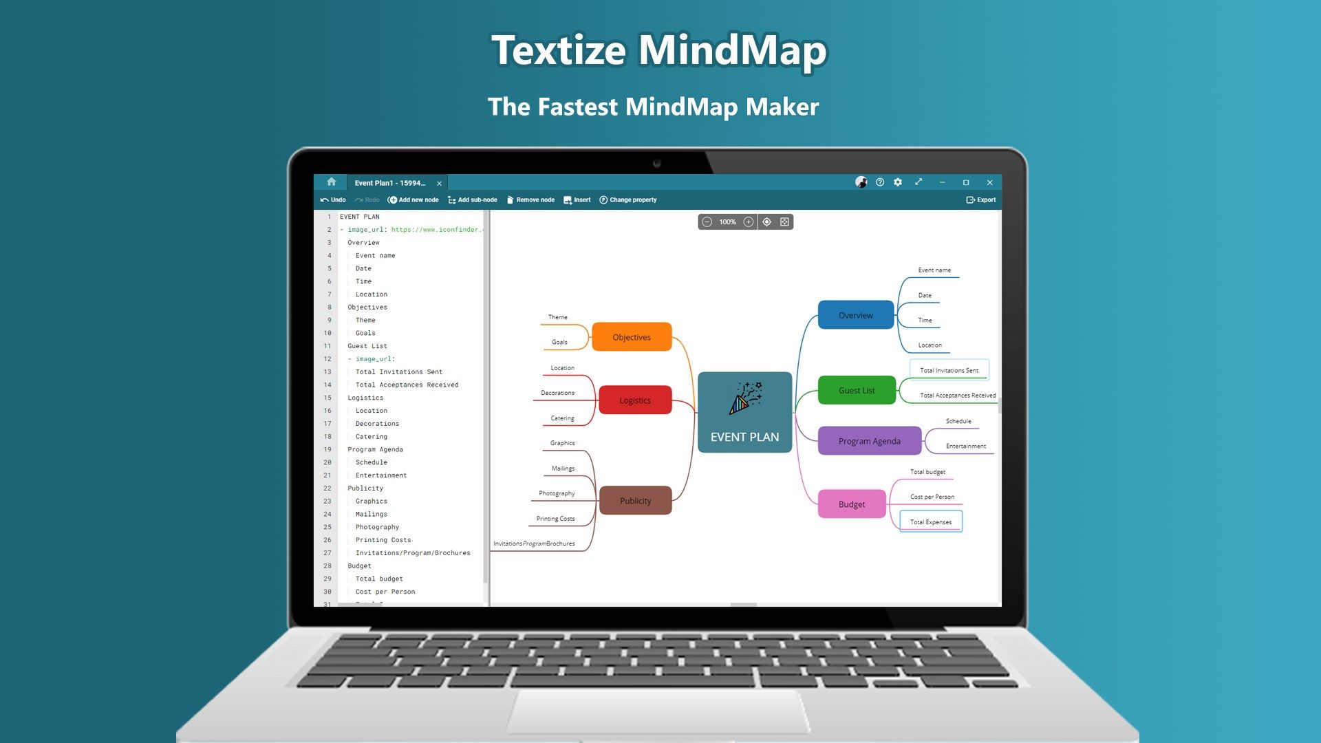 Textize MindMap - Fastest mind map maker