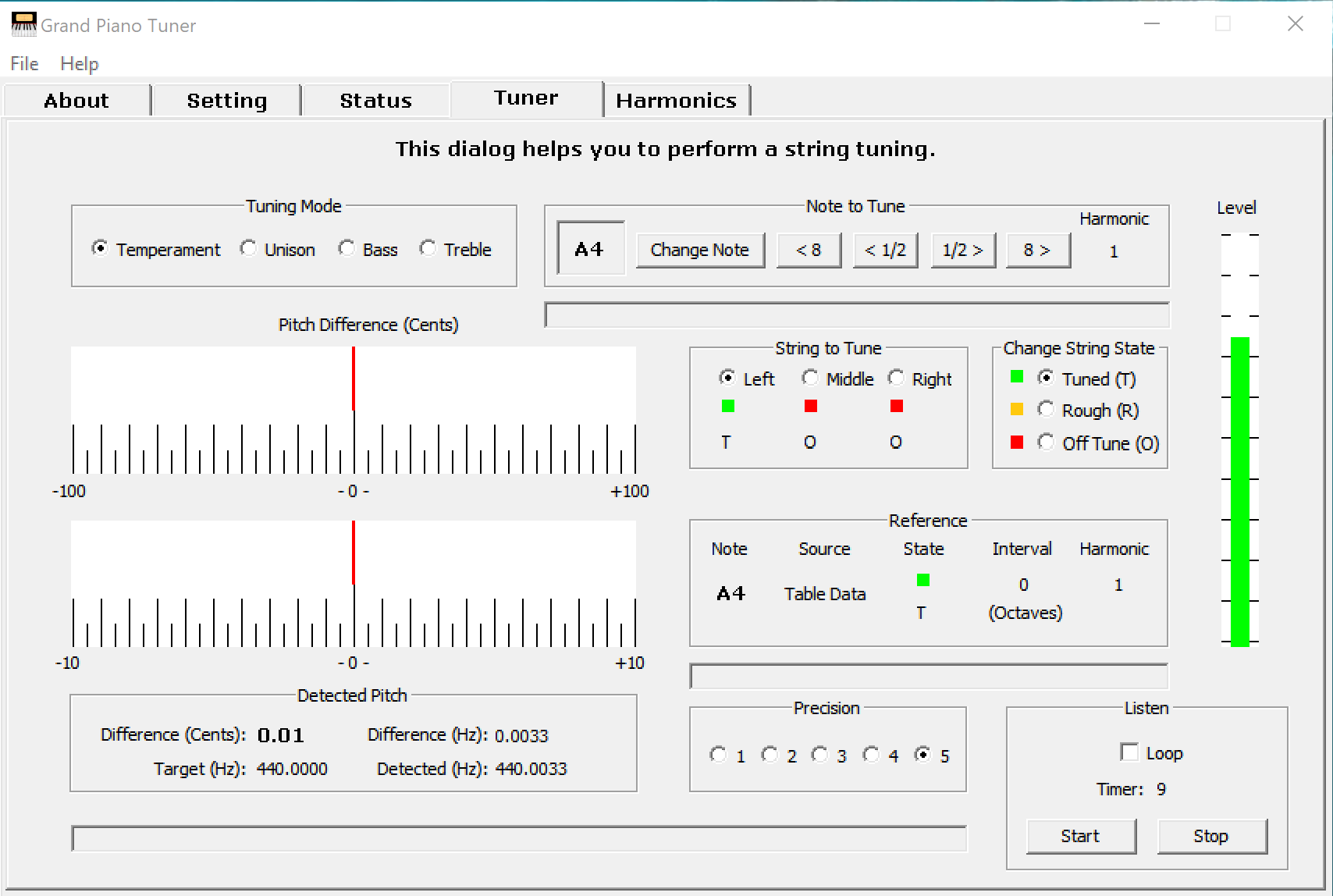 Tuner Tab