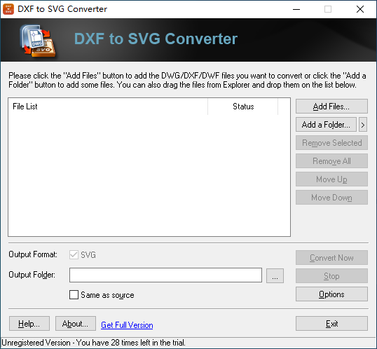 DXF to SVG Converter