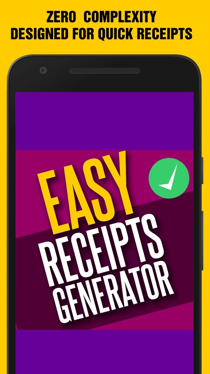 Easy Receipts Generator, Receipt & Invoice Maker