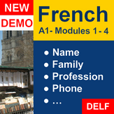 Learn French: Interactive Course - A1 (Beginner): "First Meeting" - DEMO.