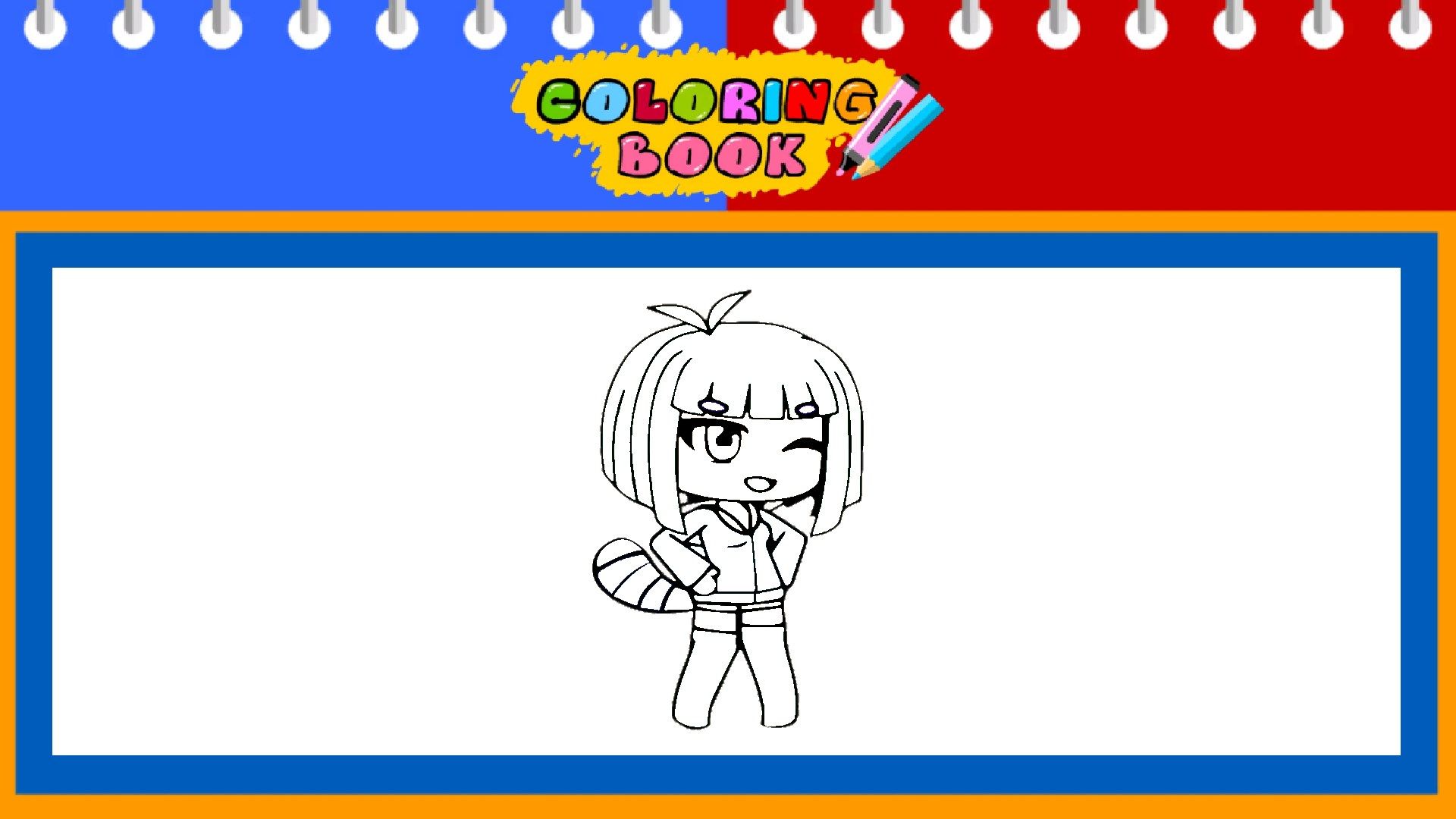 Gasha Coloring Book Pages