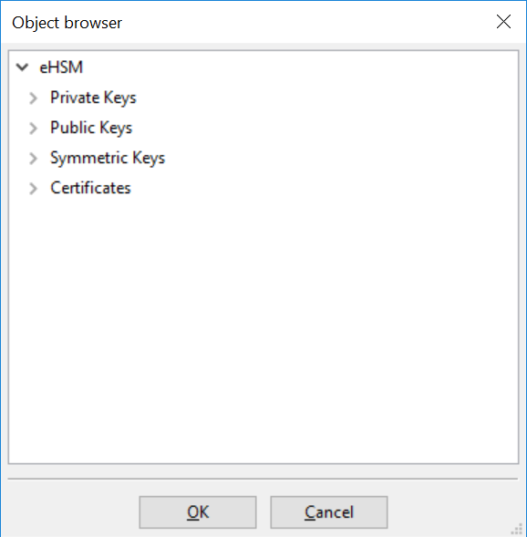 HSM Object browser