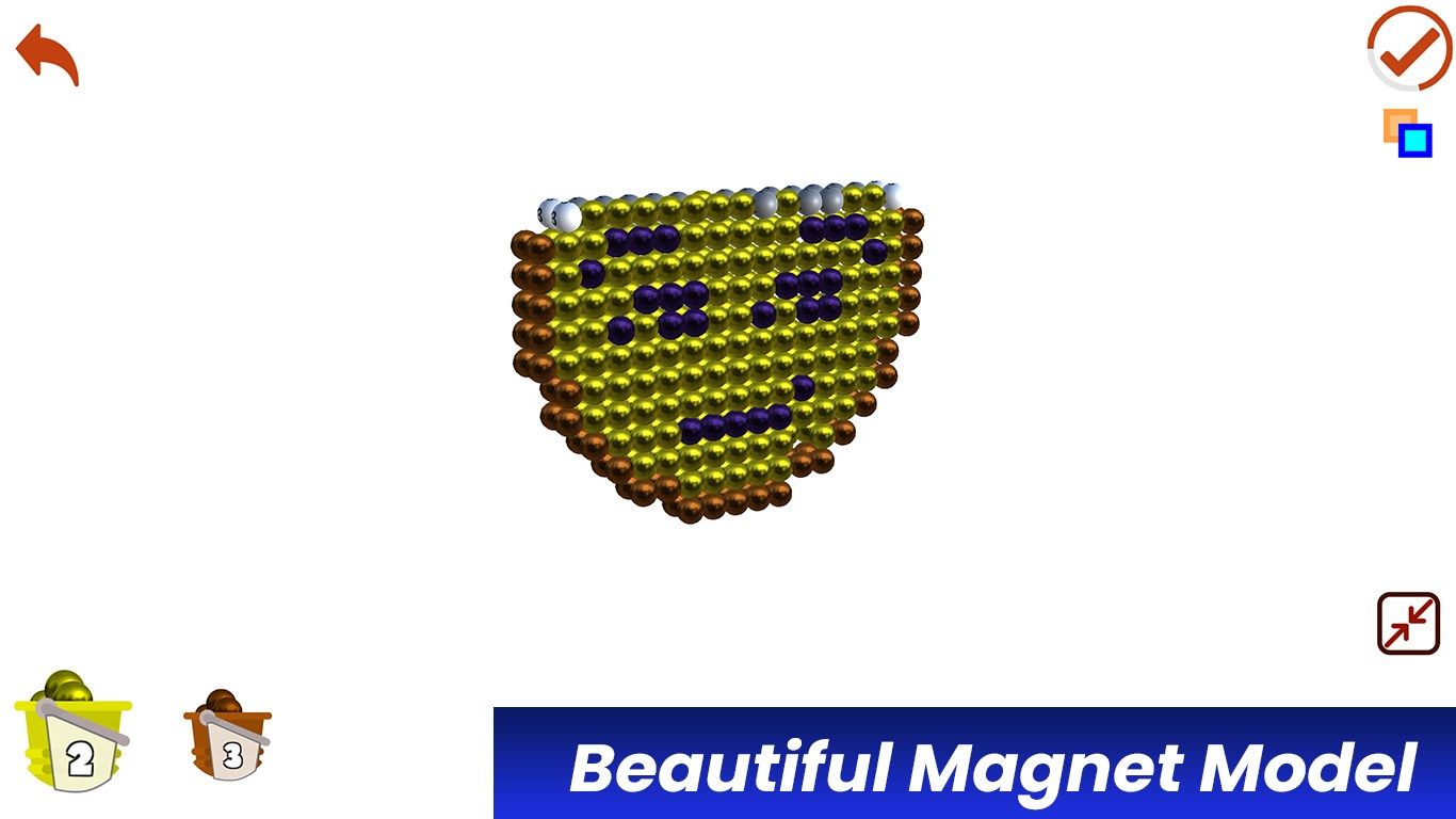 Magnetic Balls 3D Paint by Number