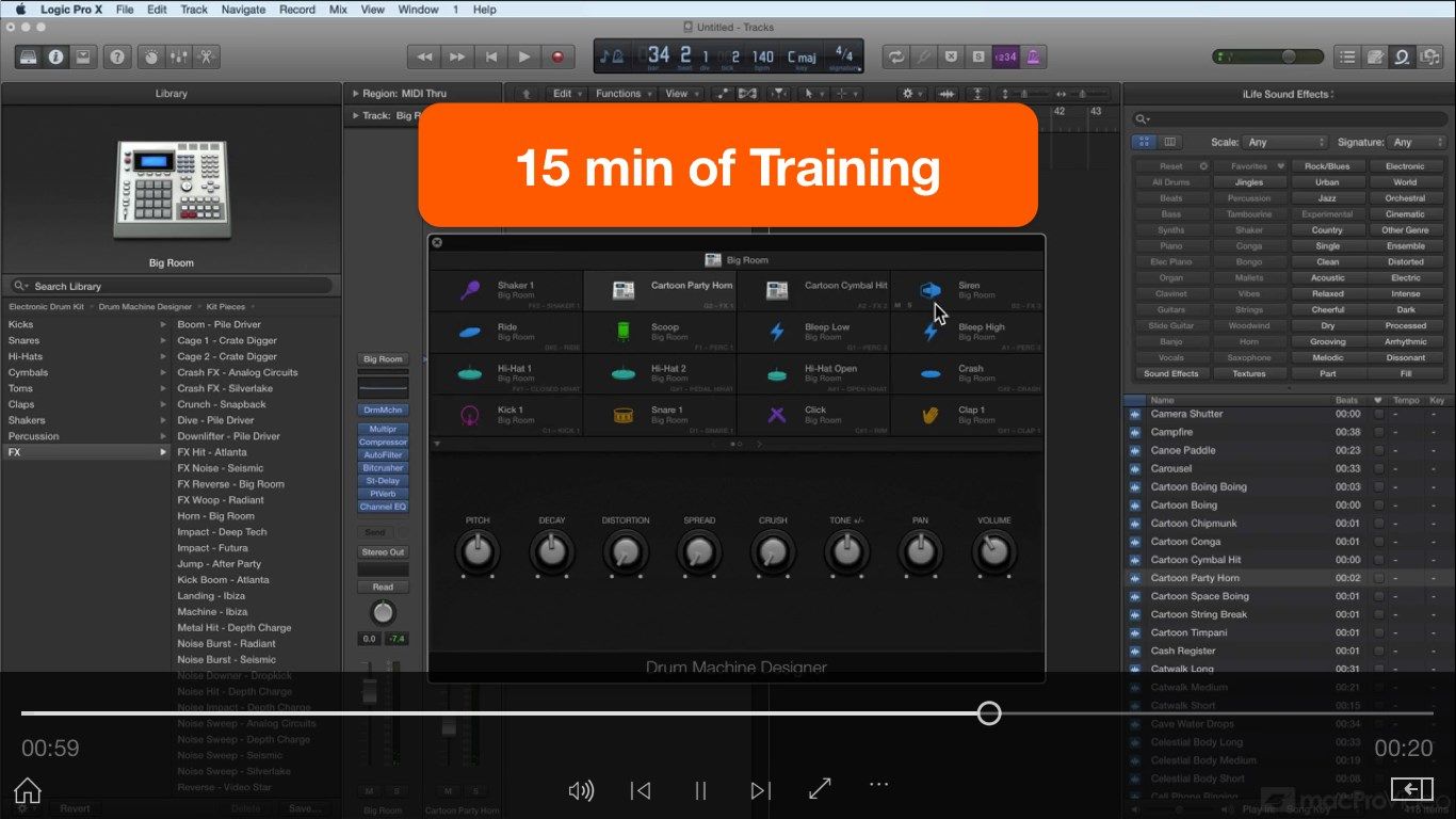 Course For What's New In Logic Pro X 10.2