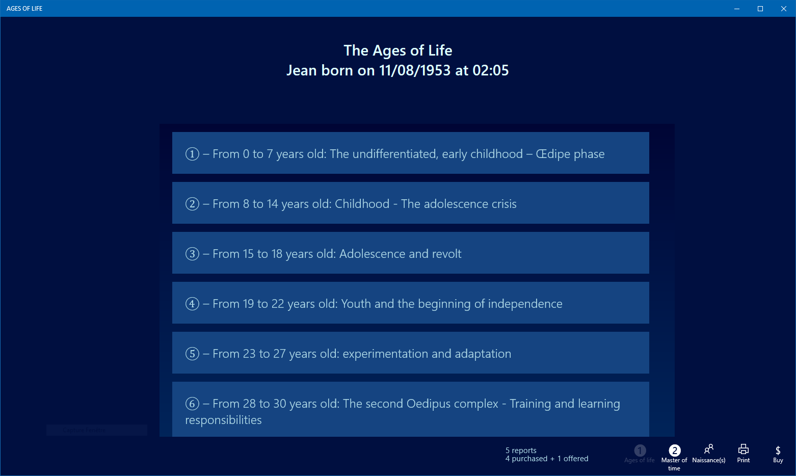 THE AGES OF LIFE