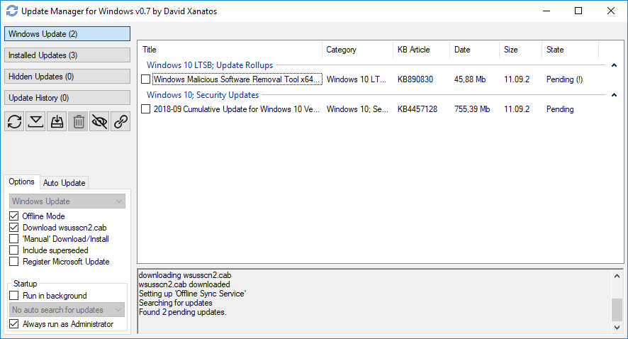 Update Manager for Windows