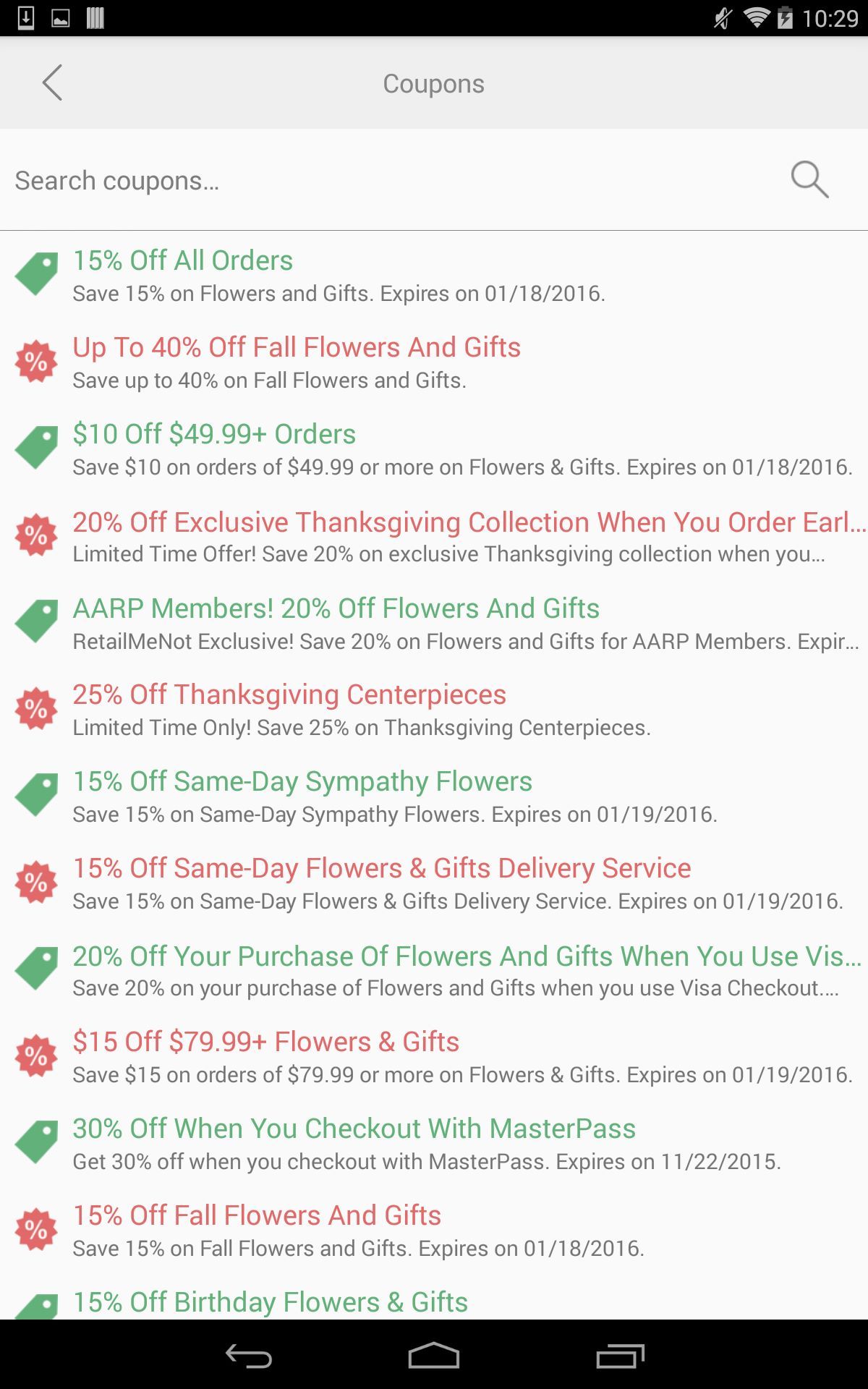 Coupons for Bath and Body Works