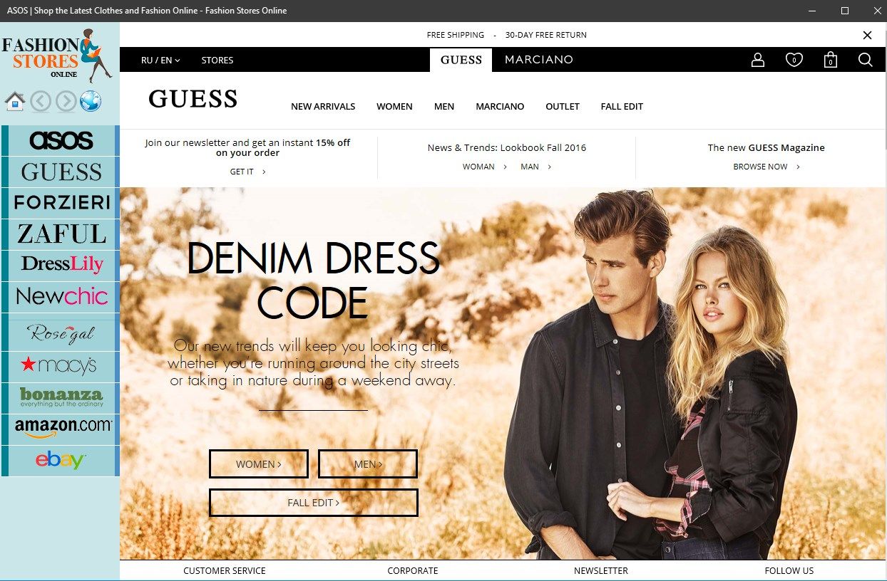 Fashion Stores Online