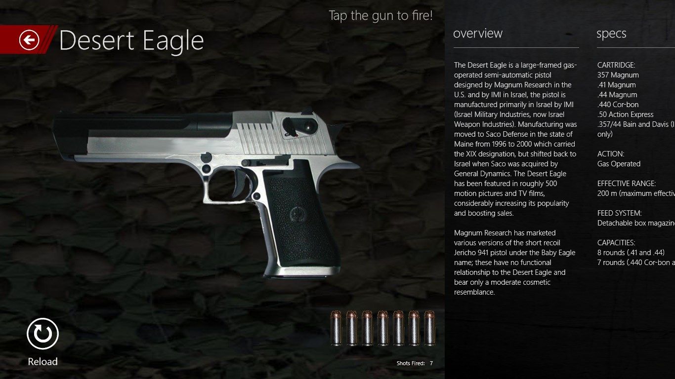 One of the most popular... DEAGLE!