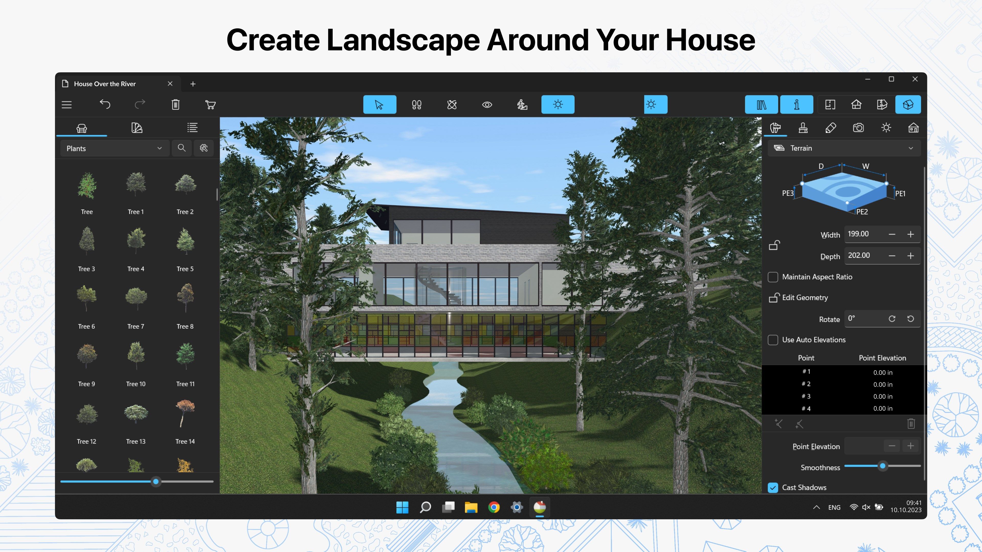 Create Landscape Around Your House