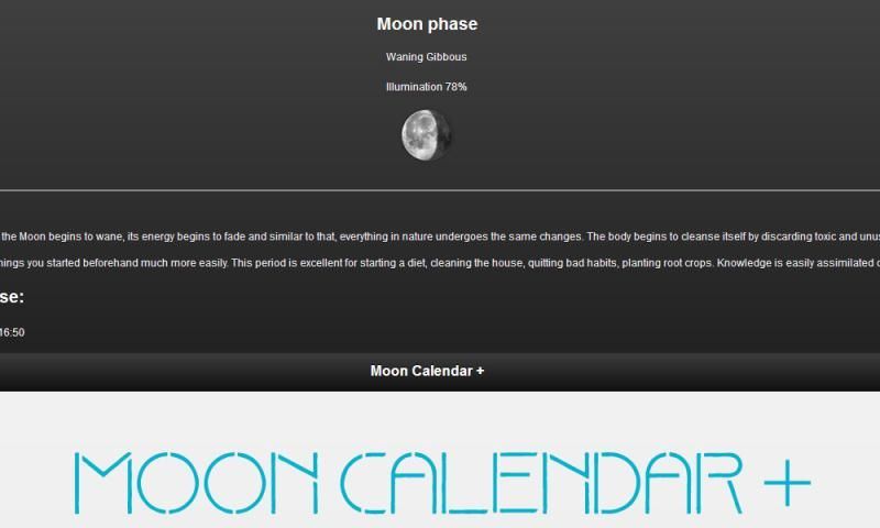 Moon Calendar+