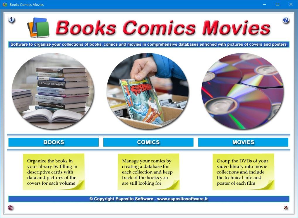 Books Comics Movies
