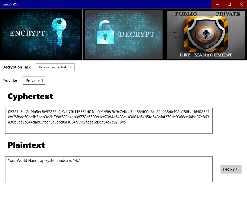 Decryption Page