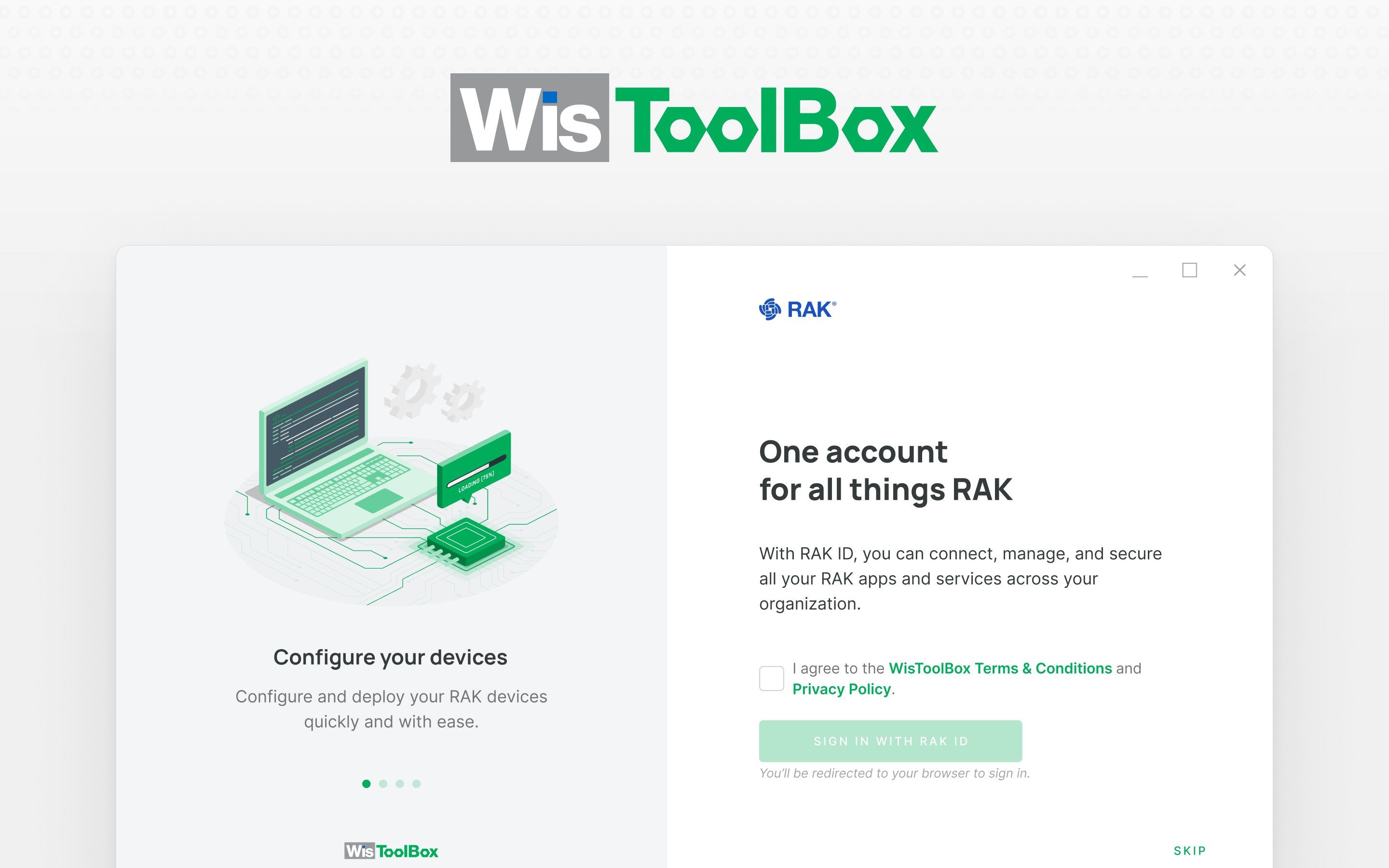 WisToolBox for Desktop