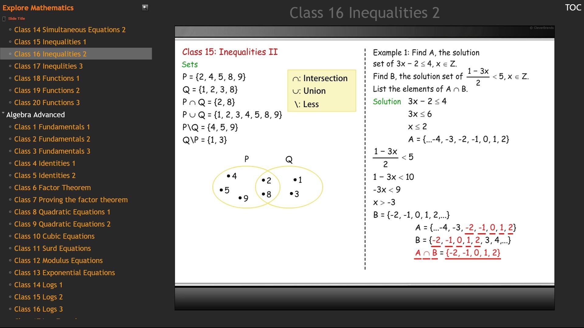 Learn about Inequalities.