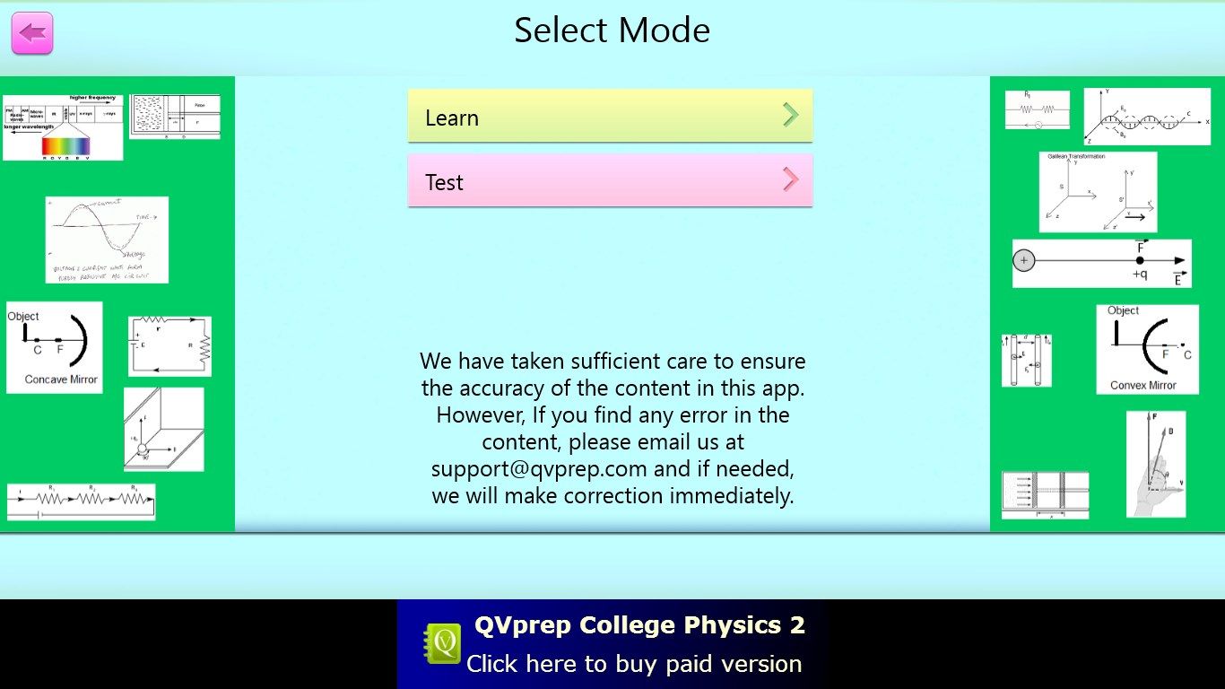 Choose Mode Screen
