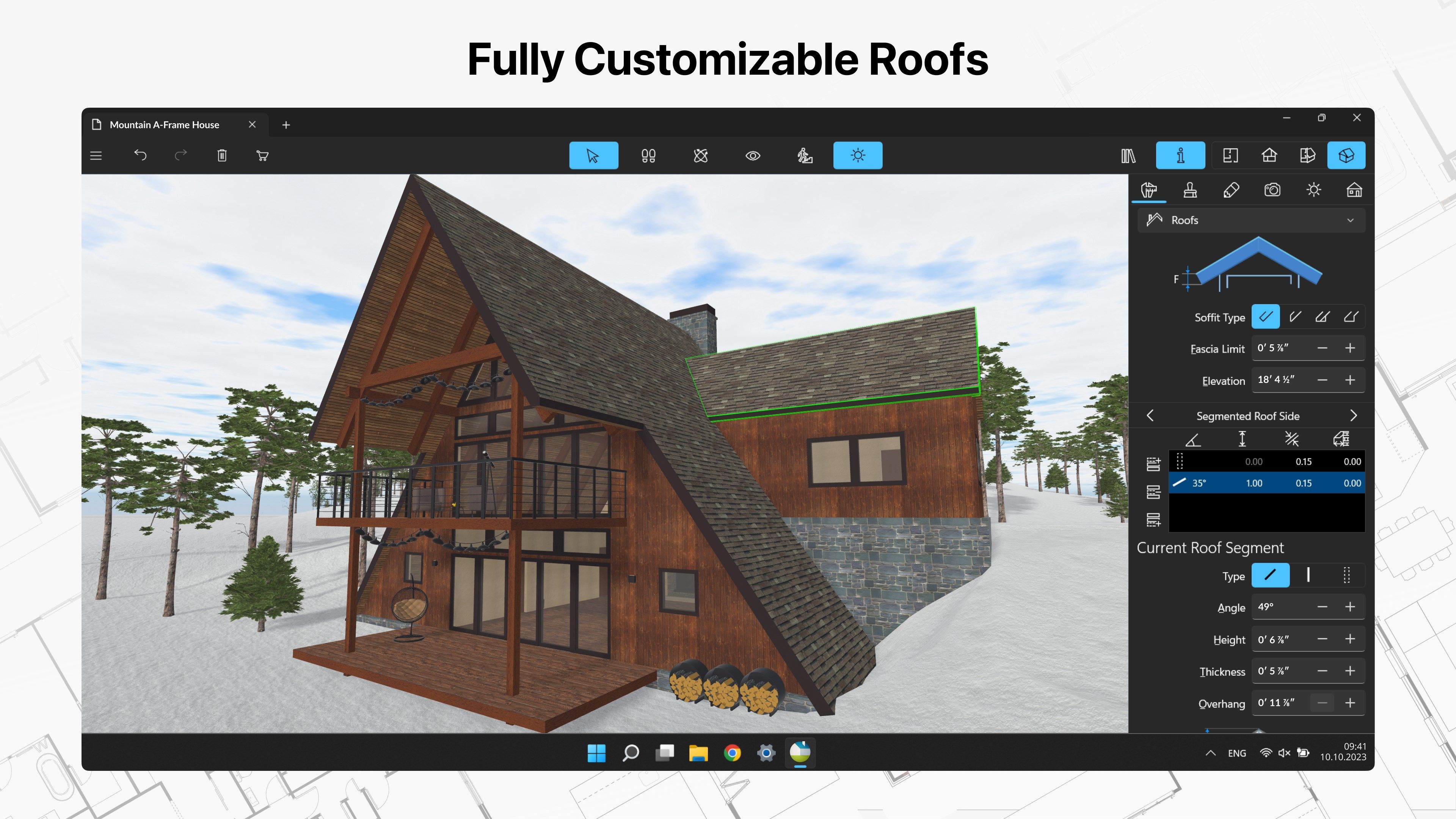 Fully Customizable Roofs