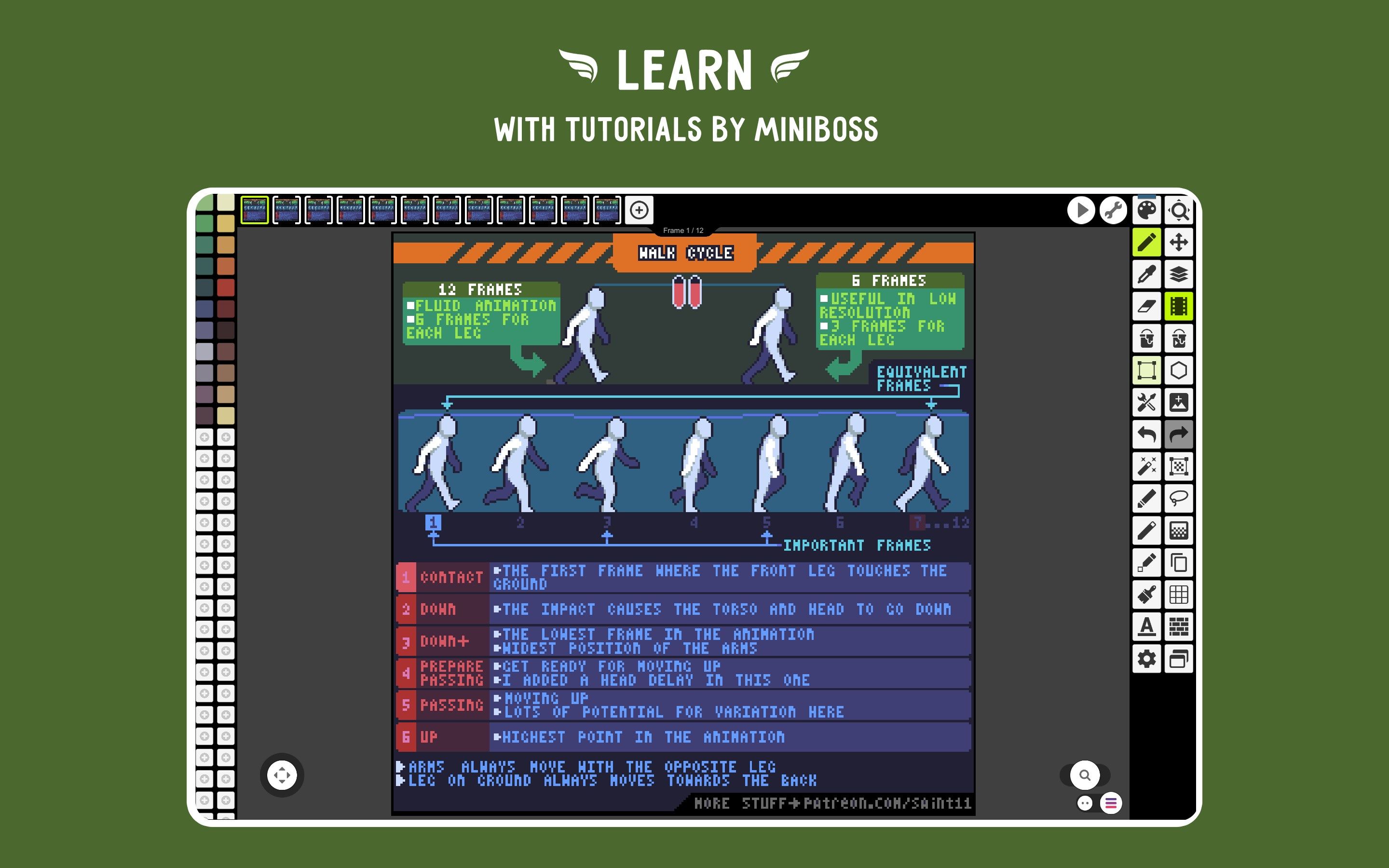 Learn with tutorials included