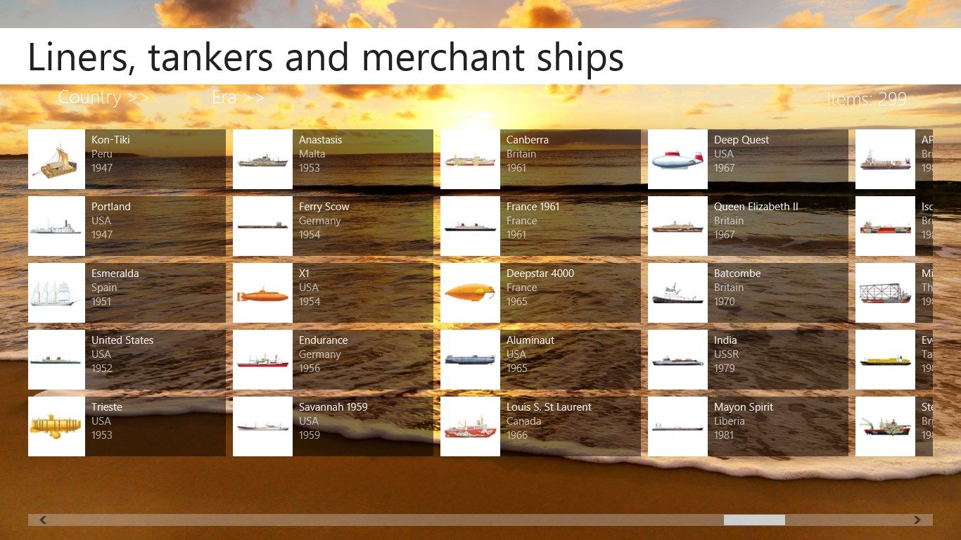 300 of the world’s most diverse commercial ships