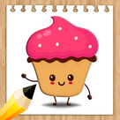 How to draw CupCake Step by Step