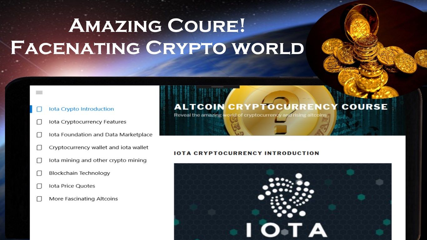 IOTA cryptocurrency for iot - Free crypto course