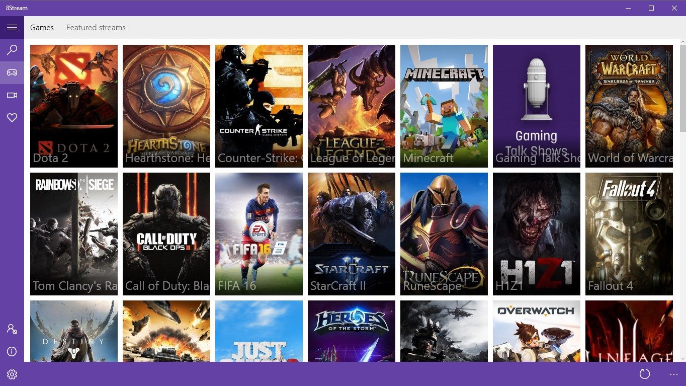 Discover all the games available on Twitch