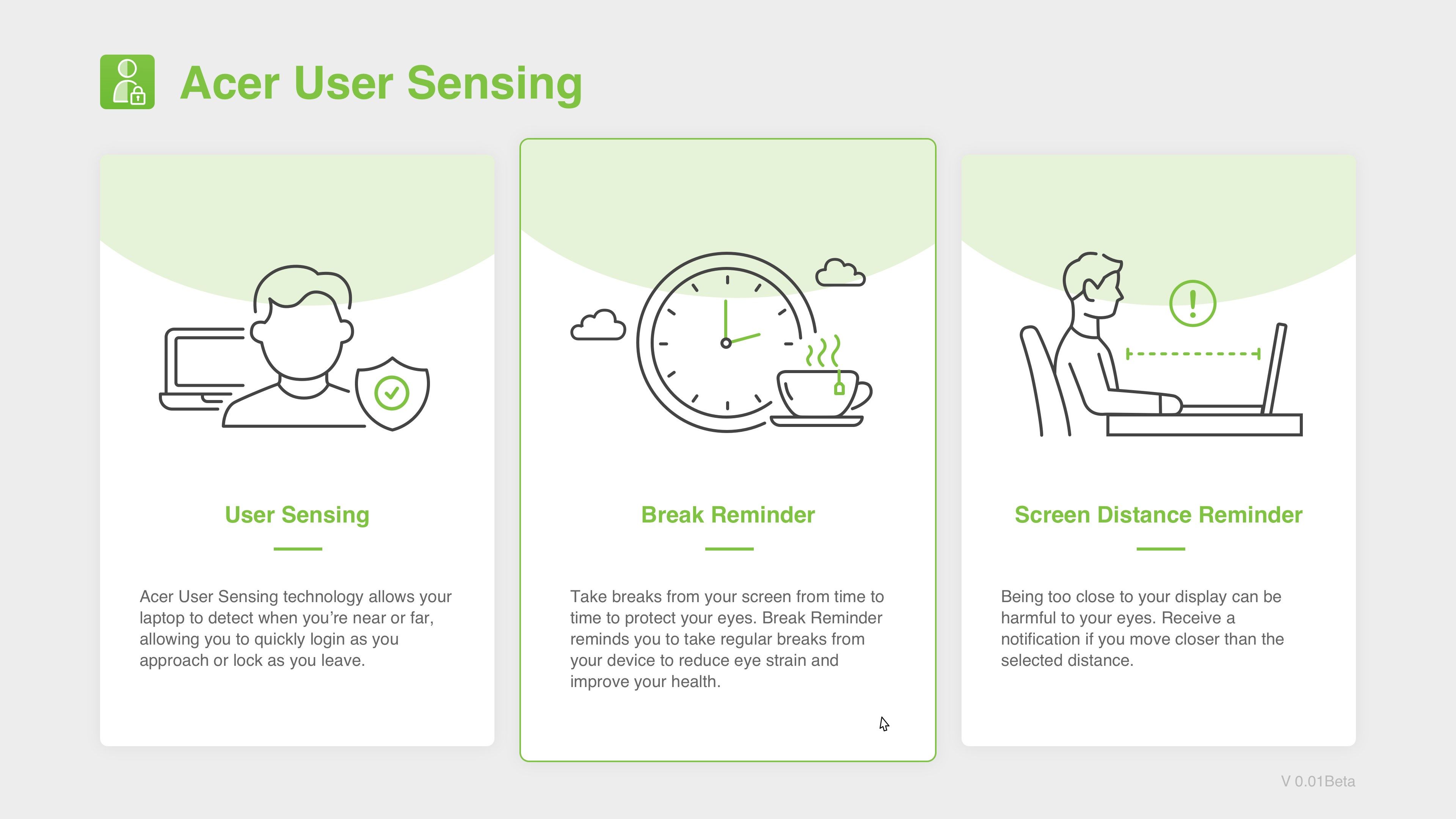 Acer User Sensing