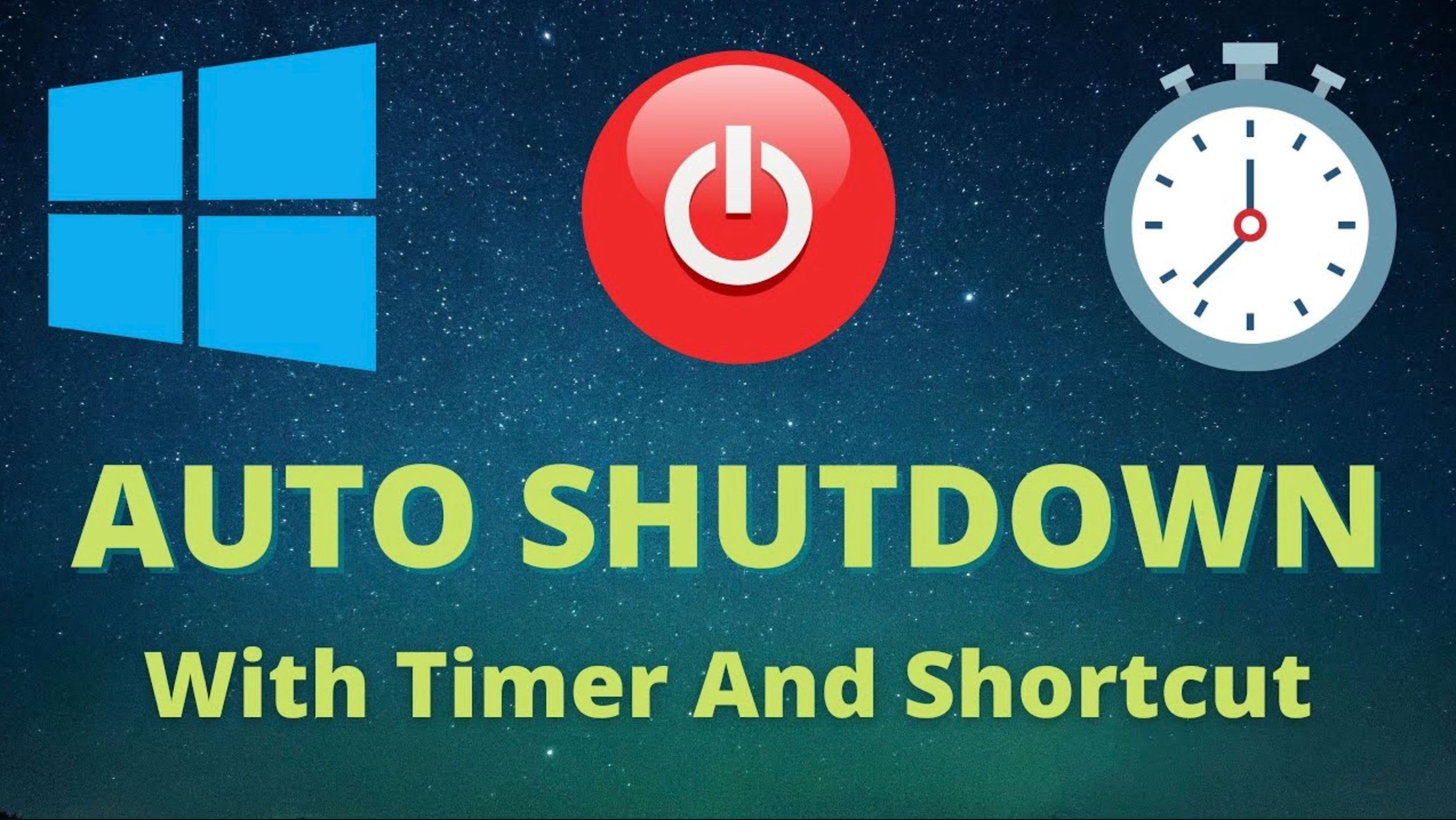 Computer shutdown timer