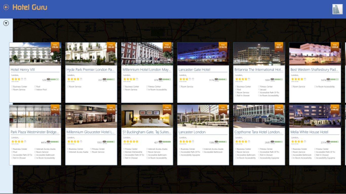 List of hotel shown by your search