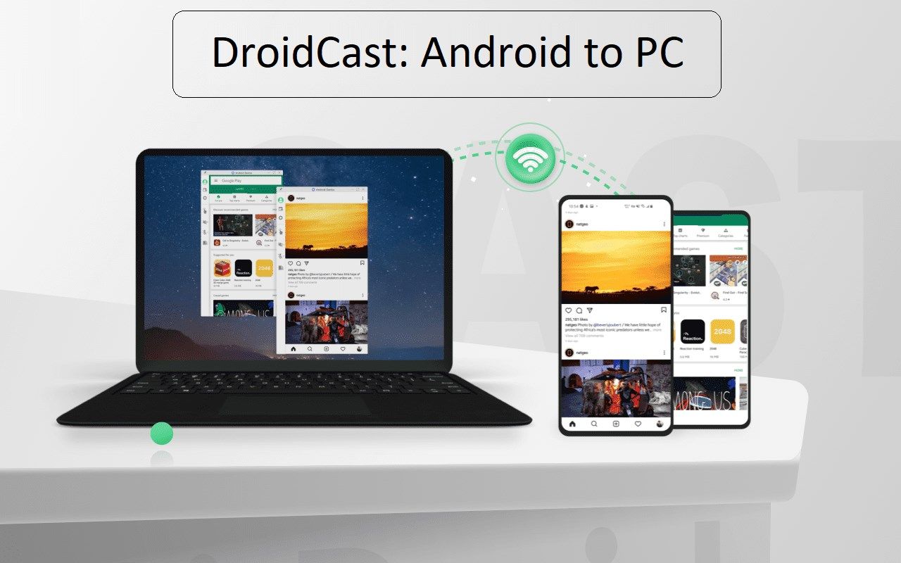 DroidCast: Android to PC