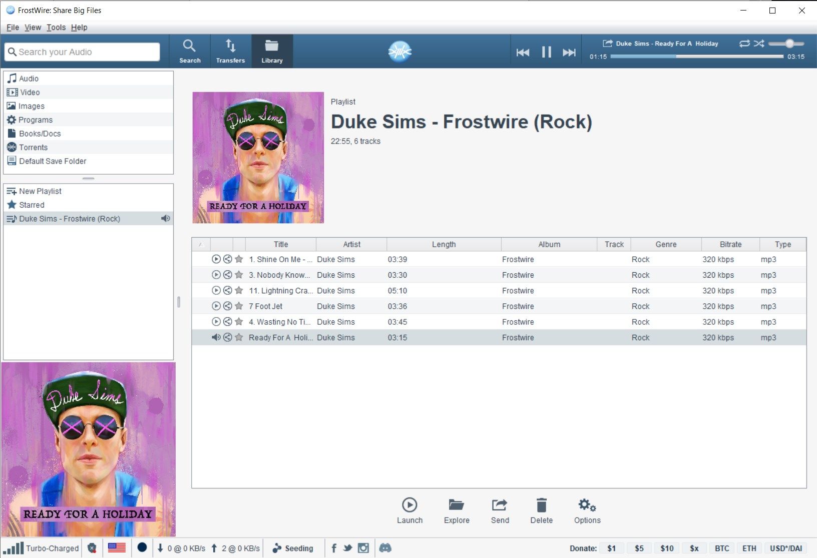 FrostWire Music Player